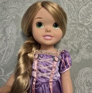 Purple Dress Doll with Blonde Hair
